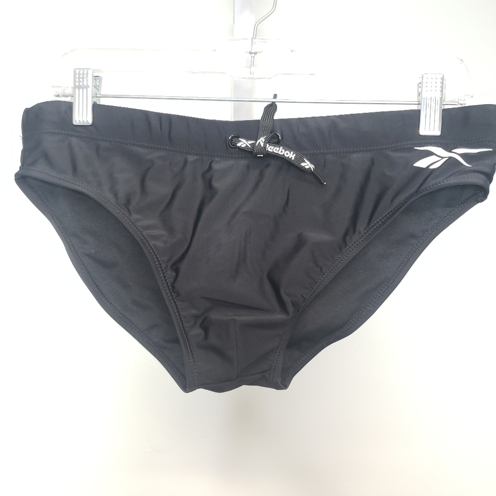 Reebok Men's Swimwear Tech Knit Swim Black Size Large - Picture 8 of 14